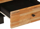 Side Cabinet with Drawer Brown 40 x 33 x 75 cm Solid Mango Wood 4018319