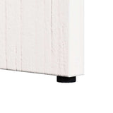 Coffee Table White 50 x 40 x 50 cm Solid pine wood 873527