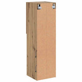 TV Cabinet with LED Lights Artisian Oak 30.5x30x102 cm 857678