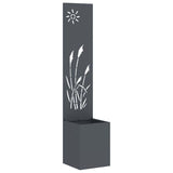 Garden Privacy Screen Anthracite 32 x 150 cm Cold-rolled steel 876359