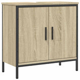 Bathroom Sink Cabinet Sonoma Oak 60x30x60 cm Engineered Wood 842447