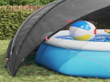 Pool Dome Folding Manual Black 500 x 500 x 236 cm 42001125