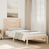 Extra Long Bed Frame without Mattress 100x220 cm Solid Wood 3309199