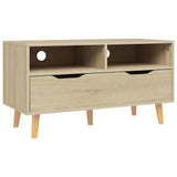 326780 TV Cabinet Sonoma Oak 90x40x48,5 cm Engineered Wood