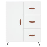 Highboard White 69,5x34x180 cm Engineered Wood 3198441