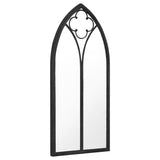 Mirror Black 100x45 cm Iron for Indoor Use 3093520