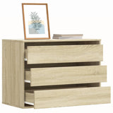 Corner Chest of Drawers Sonoma Oak 80x41x58 cm Engineered Wood 852854