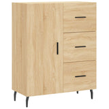 Highboard Sonoma Oak 69.5x34x180 cm Engineered Wood 3189464