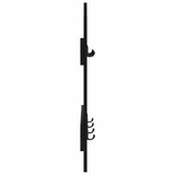 Wall-Mounted Coat Rack Black Oak 60 x 3 x 82 cm Engineered wood 874476