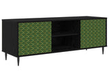TV Cabinet GELEEN 102 x 33 x 51 cm Black Oak Engineered Wood 8007051