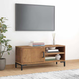 TV Cabinet Brown 90x30x40 cm Solid Pinewood 349915