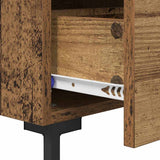 Bedside Cabinet Old Wood 40 x 35 x 47.5 cm Engineered Wood 882013