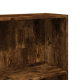 Bookcase Smoked Oak 80x24x143 cm Engineered Wood 857848