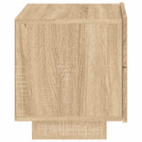Bedside Cabinet with LED Lights Sonoma Oak 70x36x40.5 cm 836779