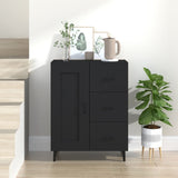 812232 Sideboard Black 69,5x34x90 cm Engineered Wood
