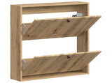 Wall-Mounted Shoe Cabinet EDE 71 x 17 x 86 cm Engineered Wood 895984