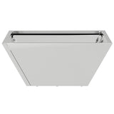Garden Planter 5 pcs Silver 35 x 35 x 15 cm Galvanised Steel 873807