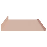 Floating Shelf Wall-mounted 4 pcs Pink 100 x 18 x 2.5 cm Steel 8004047