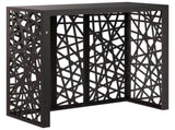 Air Conditioner Cover Black 110 x 50 x 105 cm Steel 8014171