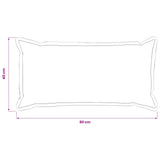 Cushion Cover 12 pcs HOUTEN Black 40 x 80 cm Boucl 918216