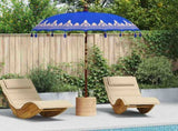 Balinese Parasol Blue x 260 cm Cotton and Wood 42006456