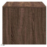 Coffee Table with LED Lights Brown Oak Engineered Wood 851990