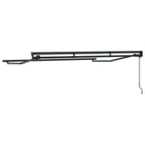Manual Awning Frame Adjustable Anthracite 3.5 x 2 m Steel 42024789