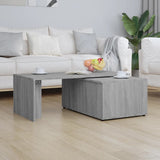Coffee Table Grey Sonoma 150x50x35 cm Engineered Wood 815469