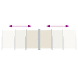 Retractable Side Awning Cream 200x600 cm 318007