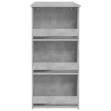 Bar Table with Storage Rack Concrete Grey 102x50x103.5 cm 809471