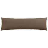 Sofa Pillows 2 pcs Brown 145 x 40 cm Fabric 42013829