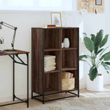 Book Cabinet Brown Oak 65.5x33x107.5 cm Engineered Wood 849163