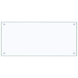 Kitchen Backsplash 2 pcs Transparent 90 x 40 cm Tempered Glass 3415428