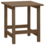 Garden Adirondack Chair with Table Solid Fir Wood Brown 315921