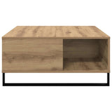 Coffee Table Artisan Oak 80 x 80 x 36.5 cm Engineered Wood 881670