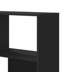 Corner Bookcase 4-Tier Black 85x85x140 cm Engineered Wood 3307811