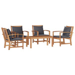 Garden Sofa Set Natural Solid teak wood 3356863
