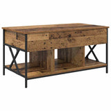 Coffee Table Old Wood 100 x 55 x 48.5 cm Engineered Wood 883035