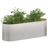 Raised Garden Bed Stainless Steel 120 x 40x 40 cm 8011688