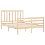 Bed Frame without Mattress 120x200 cm Solid Wood Pine 3193851