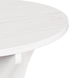 Coffee Table 2 pcs White Solid pine wood 873566
