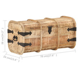 Storage Chest Natural wood Solid Mango Wood Medium Storage Chest 320374