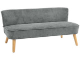Modern Corduroy Double Seat Sofa w/ Wood Frame Foam Padding High Back Soft Comfortable Compact Couch T3398P423086
