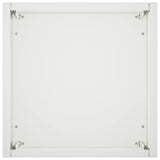 Garden Planter 2 pcs White 20 x 20 x 75 cm Cold-rolled Steel 8005319