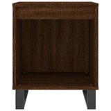 Bedside Cabinets 2 pcs Brown Oak 40x35x50 cm Engineered Wood 830747