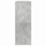 Shoe Cabinet Concrete grey 77.5 x 30 x 83.5 cm Engineered wood 808724