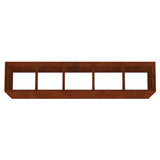 Garden Raised Bed 200x40x80 cm Corten Steel 824527