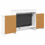 Electric Fireplace White 140 x 30 x 67 cm Engineered wood 8021143