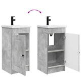 Bathroom Vanity with Sink Concrete Grey 42 x 40 x 84.5 cm 889997
