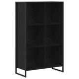 Book Cabinet Black Oak 99.5 x 30 x 108.5 cm Engineered Wood 886534
